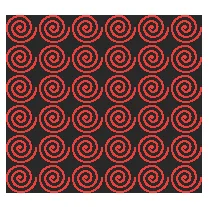 Fractional scan pattern
