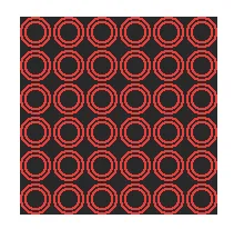 Fractional scan pattern
