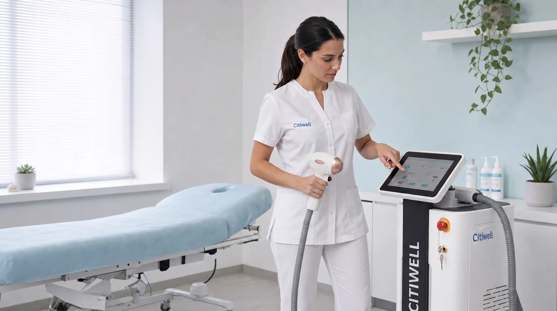 Citiwell clinical equipment in a professional treatment room